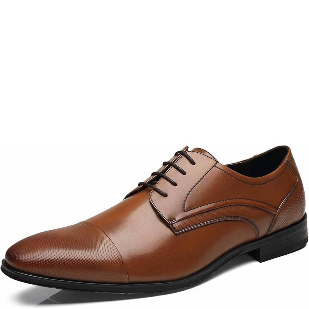 NEW LA MILANO men's parker oxford shoes in brown